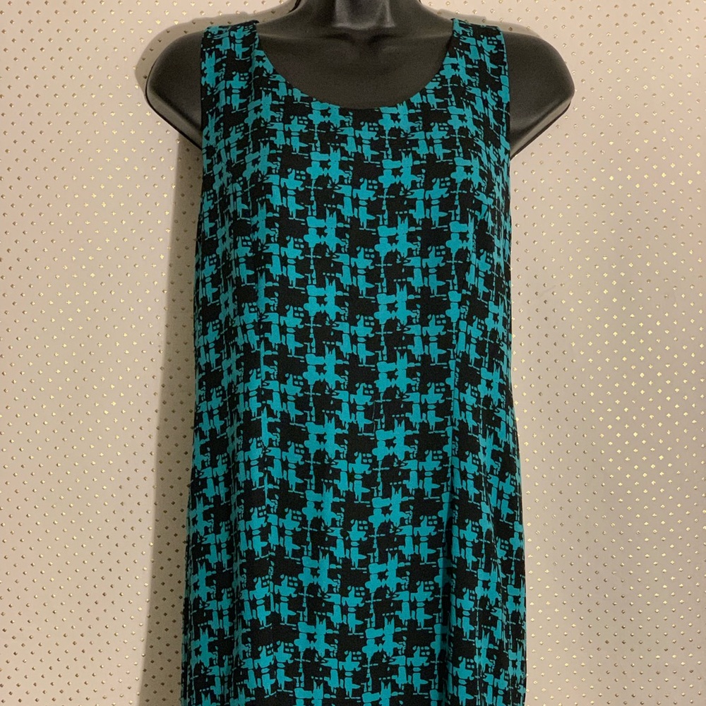 Teal Maxi Spring Dress - Size 3/4